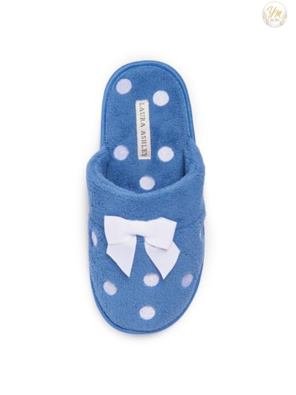 Women's Embroidered Terry Slippers with Cushioned Insole - Indoor/Outdoor